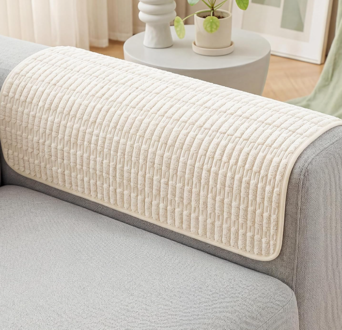 Set Of 2 Sofa Armrest Covers For Home Protection