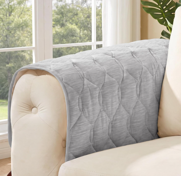 Non-Slip Sofa Armrest Covers (Also Functions As A Cooling Mat For Pets)