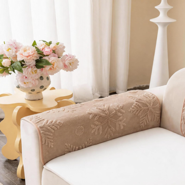 Brown Sofa Armrest Covers For Home Protection