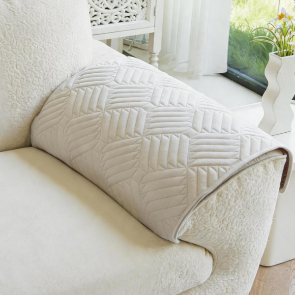 Washable Velvet Sofa Armrest Covers