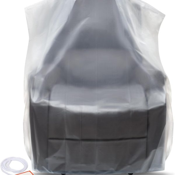 Thickened Plastic Furniture Cover For Moving And Storage (Armchair Size)